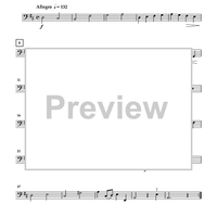 Chamber Suite in D Major for Cello Quartet or Choir - Cello 4