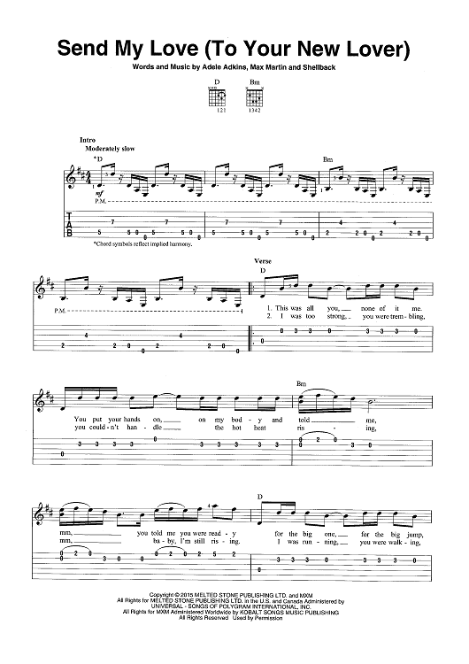 Send My Love (To Your New Lover)