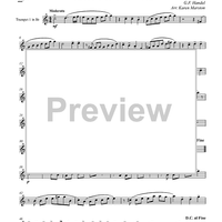 Where E’re You Walk - Trumpet 1 in B-flat