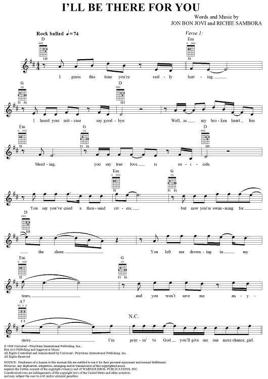 I'll Be There for You