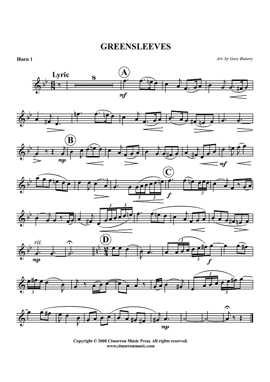 Holiday Treats, Volume 2 - Horn 1