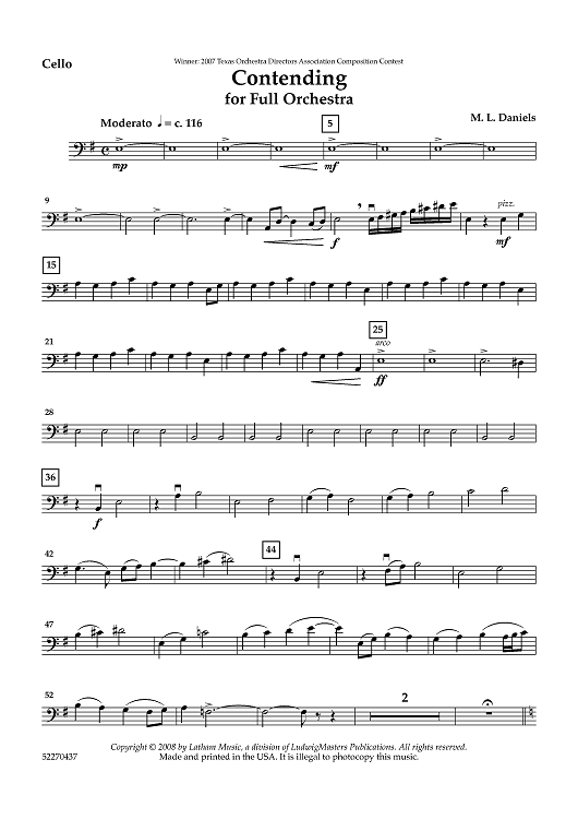 Contending - Cello