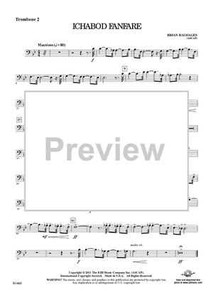 Ichabod Fanfare - Trombone 2