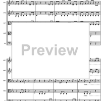 Overture c minor D8 - Score