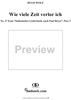 Wie viele Zeit verlor ich, No. 37 from "Italienisches Liederbuch, nach Paul Heyse", Part 2
