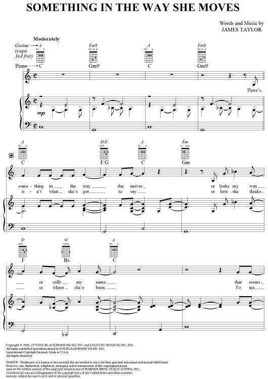 Something in the Way She Moves