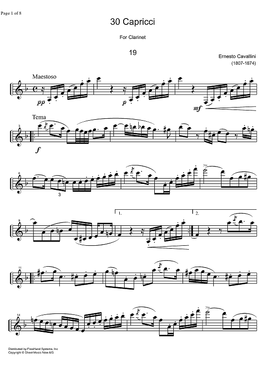 Capriccio No.19 F Major