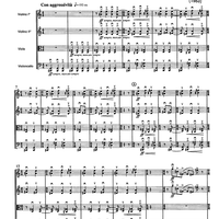String Quartet No. 1 Op. 7 - Score