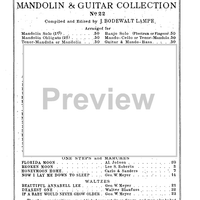 Mandolin & Guitar Collection No. 22 - Contents