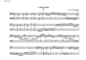 In dulci jubilo BWV 729
