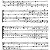 Se vi piace, Signora from 20 Madrigali - Score