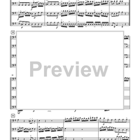 Concerto for Cello Quartet - Score
