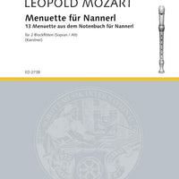 Minuets for Nannerl - Performance Score