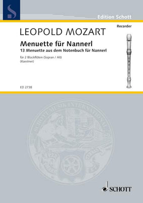 Minuets for Nannerl - Performance Score