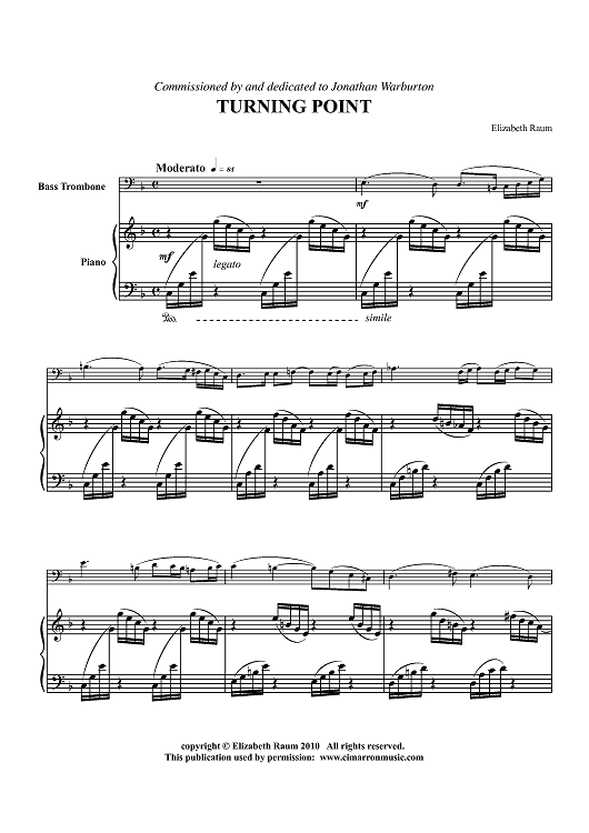 Turning Point - Piano Score