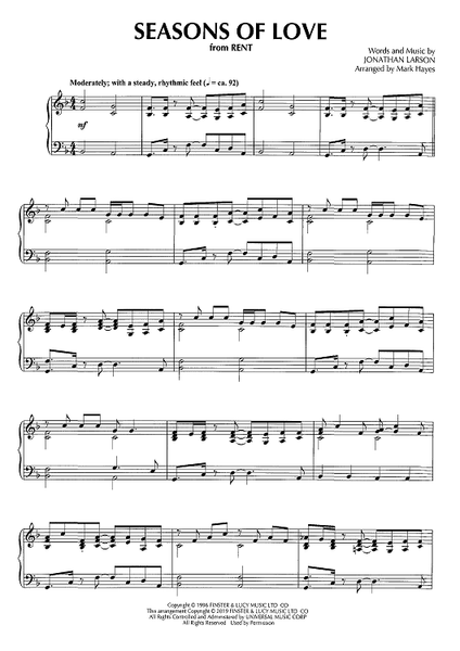 Seasons Of Love - from Rent