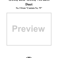 "Gott, ach Gott, verlass" (duet), No. 5 from Cantata No. 79 (BWV79)