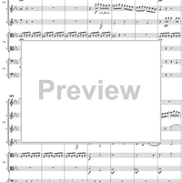 String Octet, Op. 20, Movement 4 - Score