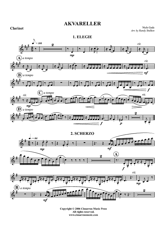 Akvareller - Clarinet