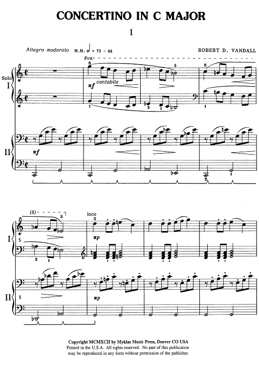 Concertino in C Major - Movement I