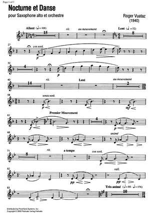 Nocturne et Danse Op.58 No. 2 - Trumpet in C 1