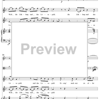 "Gedenk' an Jesu bittern Tod", Duet, No. 6 from Cantata No. 101: "Nimm von uns, Herr, du treuer Gott" - Piano Score