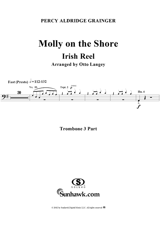 Molly on the Shore (Irish Reel) - Trombone