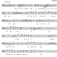 Tu es Petrus - Bassus