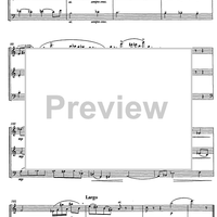 Trio di canzoni - Score