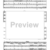 Brandenburg Concerto No. 1 - Score