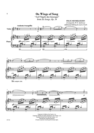 On Wings of Song “Auf Flügeln des Gesanges” from Six Songs, Op. 34