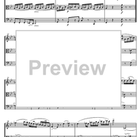 String Trio Bb Major D581A - Score