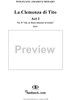 "Ah, se fosse intorno al trono", No. 8 from "La Clemenza di Tito", Act 1 (K621) - Full Score