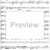 String Trio in A Major, Op. 1, No. 2 - Score