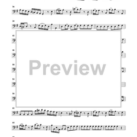 Brandenburg Concerto No. 6 - for Cello Sextet - Cello 4