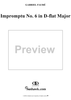 Impromptu no. 6 in D-flat Major - op. 86