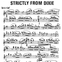 Strictly From Dixie - Clarinet