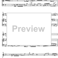 Adagio et fugue - Score