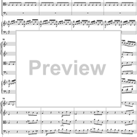 Clavier Concerto No. 1 in D Minor, Movement 1 (BWV 1052) - Score