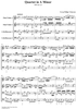 Quartet No. 5 in A minor - Score