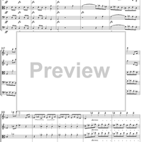 Quintet in C Major, Movement 4 - Score