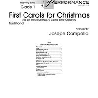 First Carols for Christmas - Score