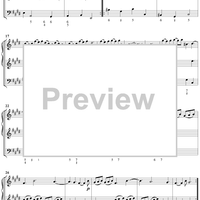 Trio Sonata in E Major  - Op. 4, No. 6 - Score