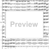 Brandenburg Concerto No. 3: Movement 1 - Score