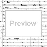 Brandenburg Concerto No. 4: Allegro - Score