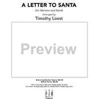 A Letter to Santa (for Narrator and Band) - Score