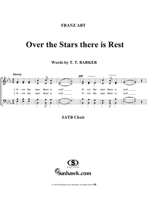 Over the Stars there is Rest