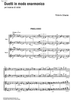 Duetti in modo enarmonico - Score