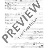 Quartetto per archi - Score and Parts