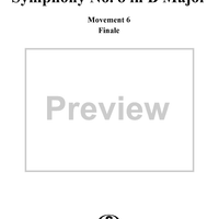 Symphony No. 8 in B Major, Op. 42: Movt. 6